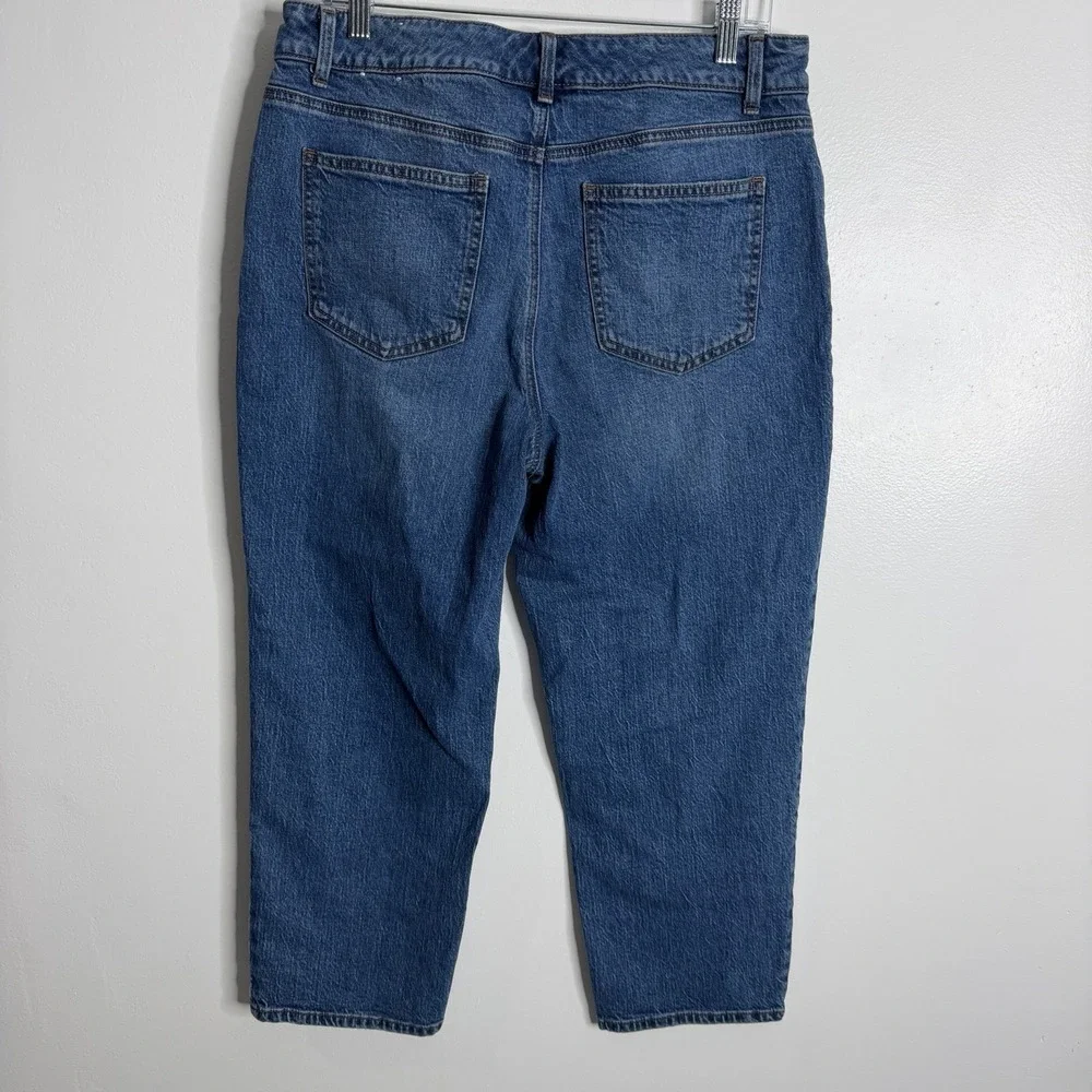 Talbots Stovepipe Ankle Jean Kingston Wash Size 12 Petite‎ Blue Casual Preppy